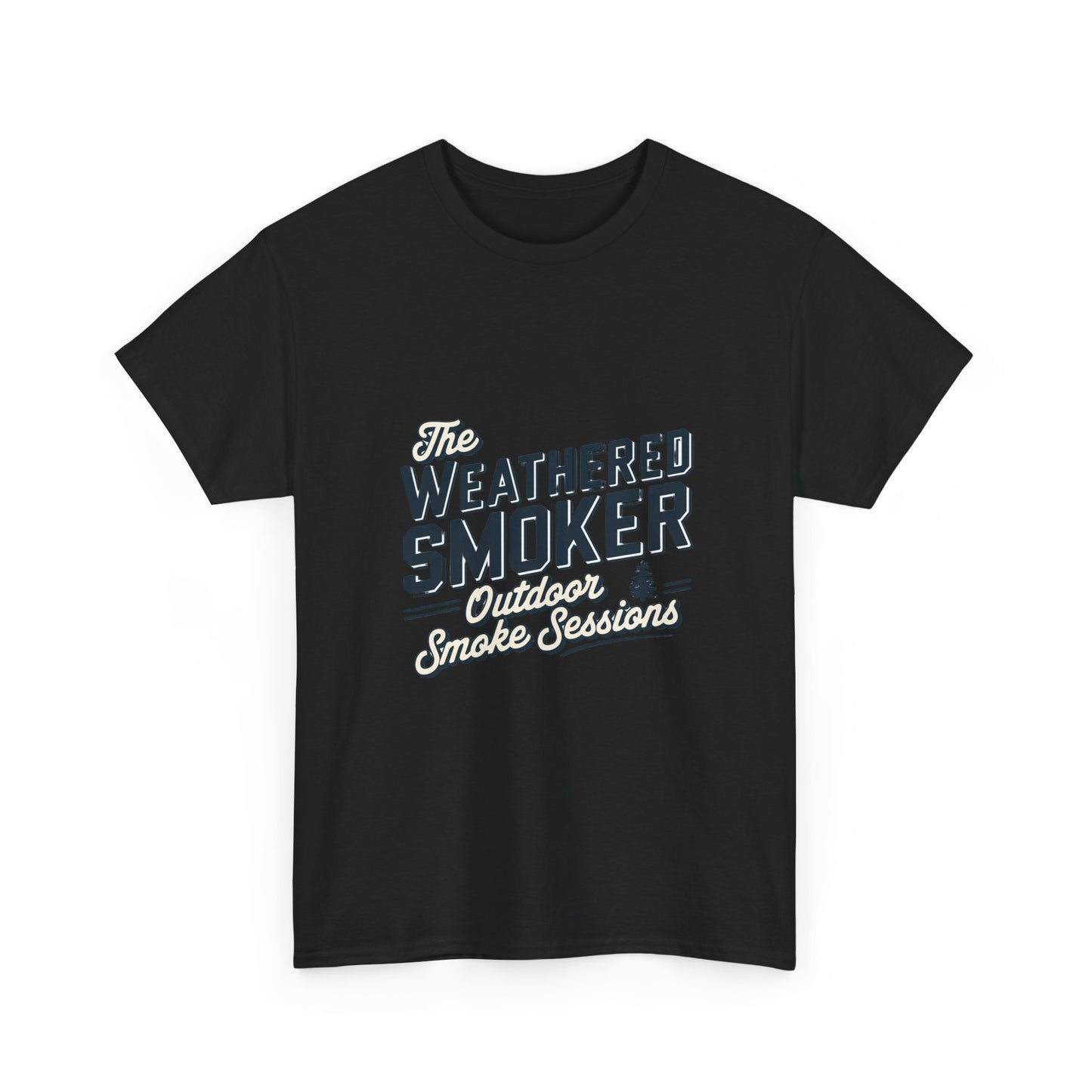 Vintage Weathered Smoker Outdoor Sessions Tee
