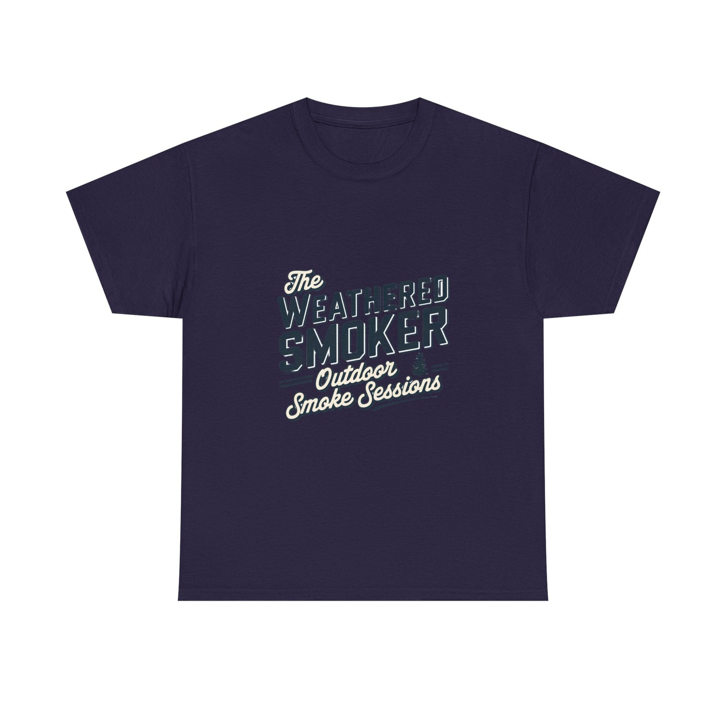 Vintage Weathered Smoker Outdoor Sessions Tee