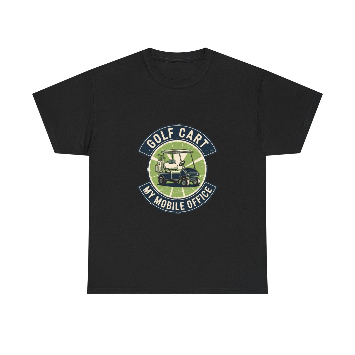 Vintage Golf Cart Mobile Office T-Shirt