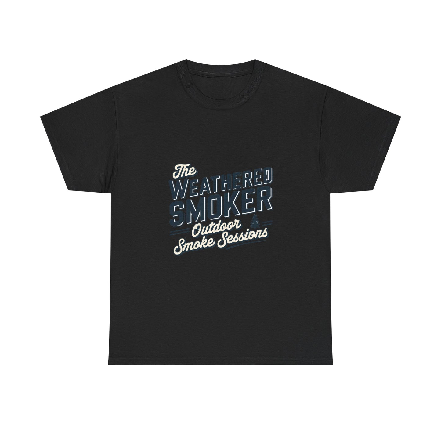 Vintage Weathered Smoker Outdoor Sessions Tee