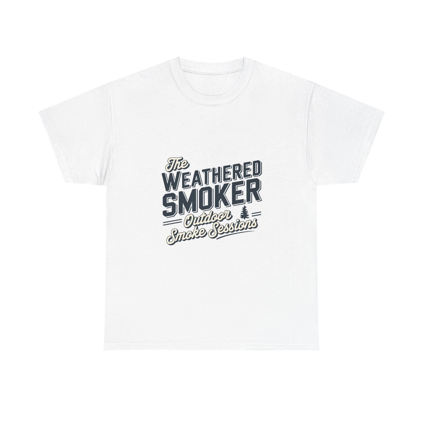 Vintage Weathered Smoker Outdoor Sessions Tee