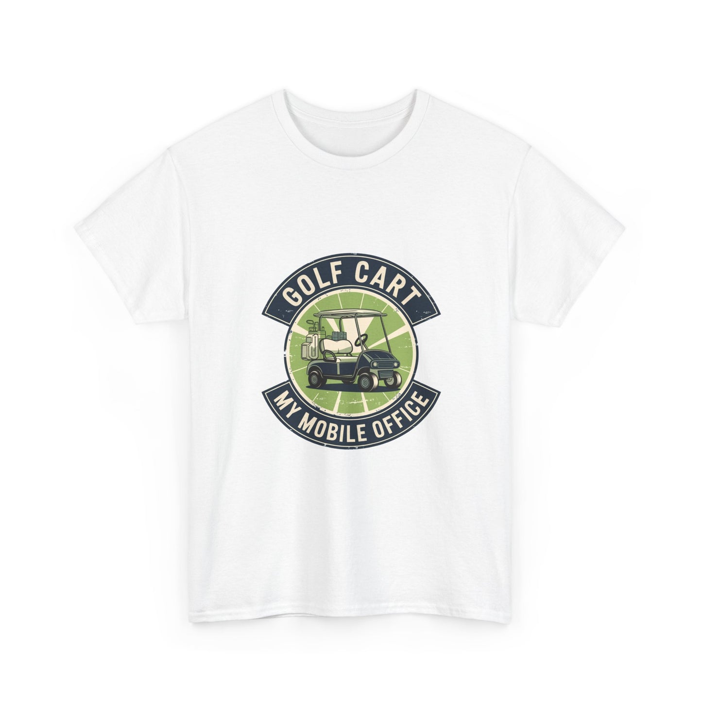 Vintage Golf Cart Mobile Office T-Shirt