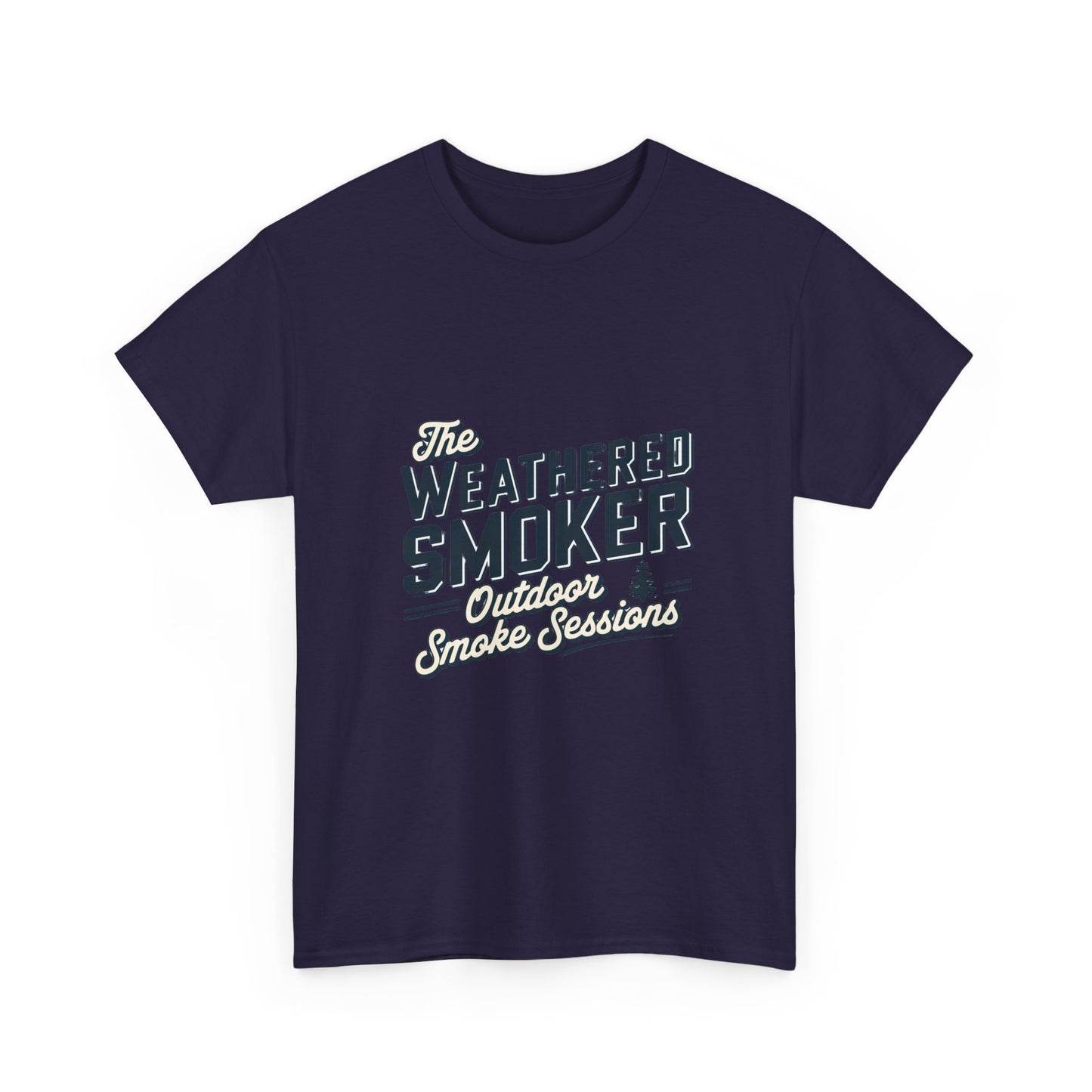 Vintage Weathered Smoker Outdoor Sessions Tee