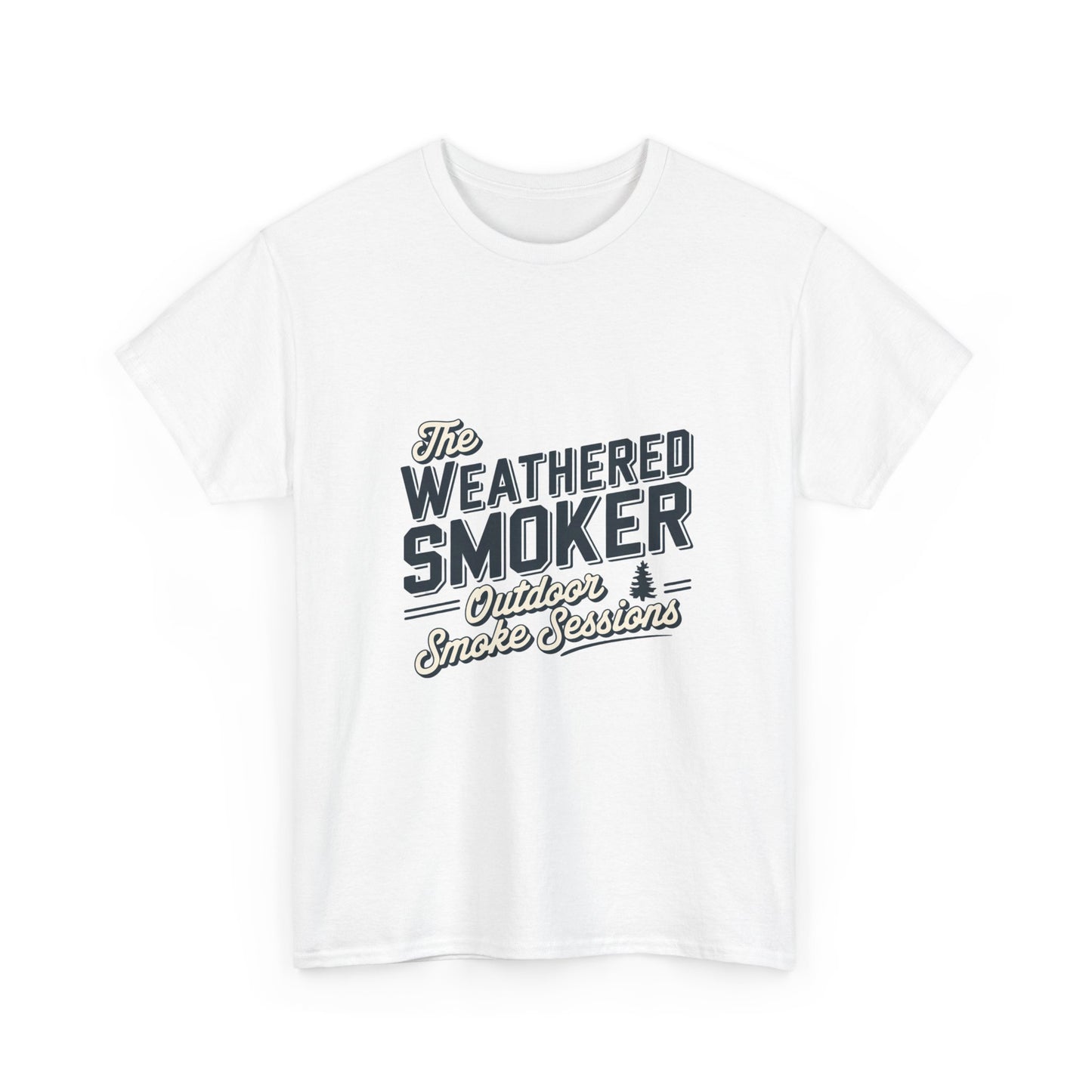 Vintage Weathered Smoker Outdoor Sessions Tee