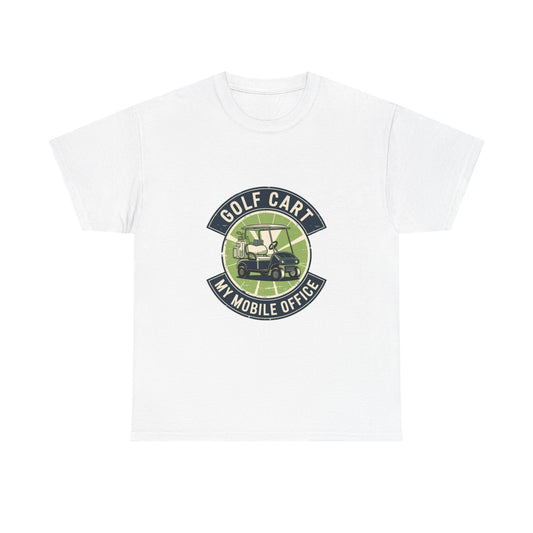 Vintage Golf Cart Mobile Office T-Shirt